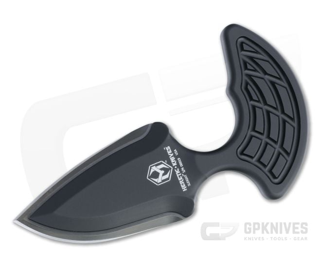 Heretic Sleight Tactical Black Push Dagger Black DLC 20CV H050-6A-T - HRT-H050-6A-T