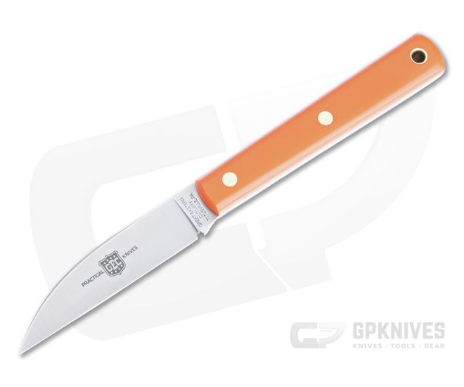Great Eastern Cutlery H200 Wharncliffe Fixed Blade Orange Delrin Handle H20022-OR - GEC-H20022-OR