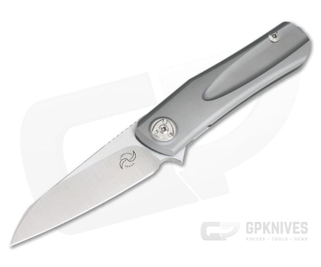 Liong Mah Design Hawk Sculpted Titanium Frame Lock Flipper M390 - LMD-HAWK-TI