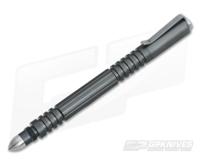 Hinderer Knives Investigator Pen DLC Stainless Steel - HK-0008