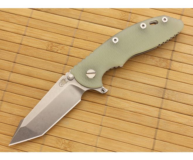 Hinderer Knives XM-18 3.5" Fatty Harpoon Tanto Translucent - HK-XM18-35-FAT15