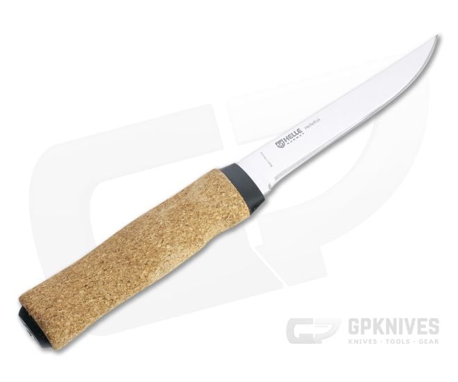 Helle Knives Hellefisk 12C27 Stainless Cork Fixed Blade Knife - HLK-200120