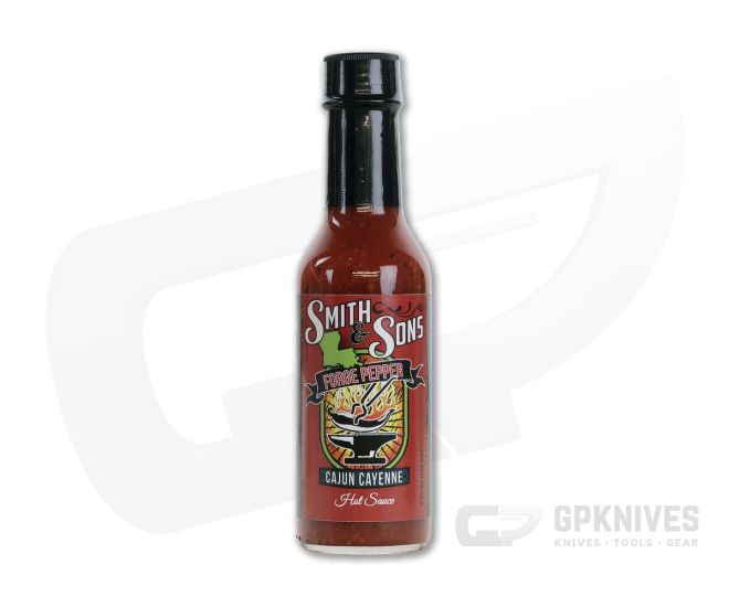 Smith & Sons Forge Pepper Cajun Cayenne Hot Sauce 5 Oz. Bottle - SS-HOT-SAUCE