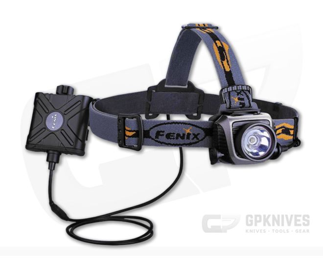 Fenix HP15 Headlamp Iron Grey-Black with Batteries - FF-HP15L2GY
