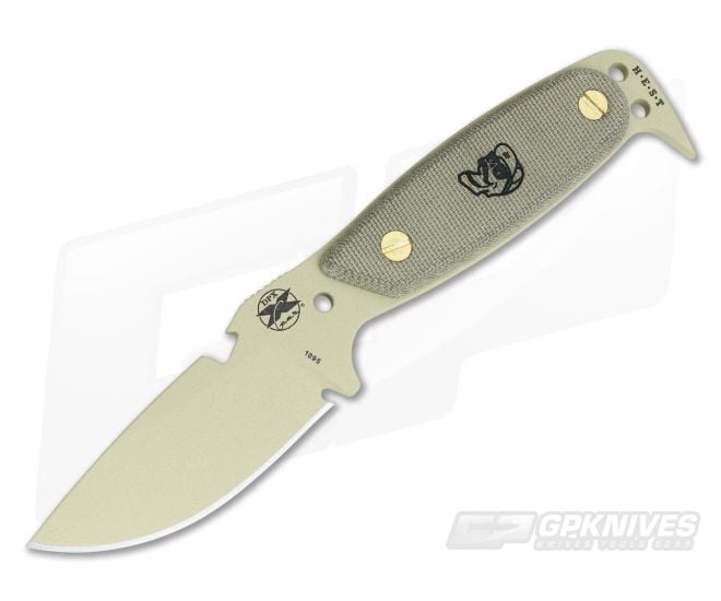 DPx Gear HEST Original Fixed Blade Desert Tan - DPX-HSX112