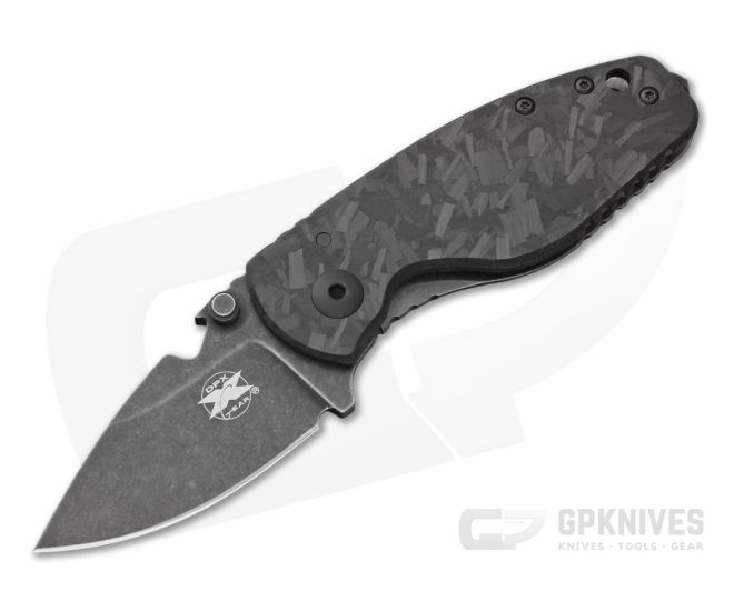 DPx Gear HEAT/F Folder Shred Carbon Fiber and Sleipner Blade - DPX-HTF008