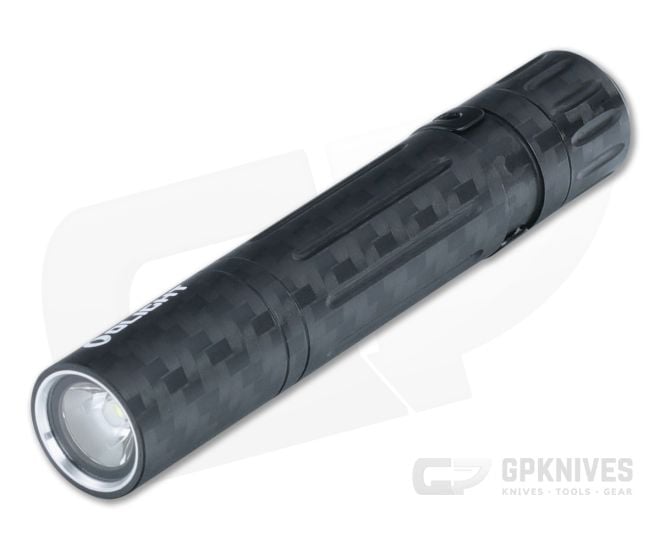 Olight i3T EOS Carbon Fiber AAA 180 Lumen Slim EDC Tail Switch Flashlight - OL-I3T-CARBON-FIBER