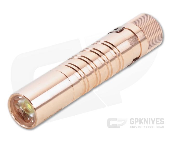 Olight i5T EOS Raw Copper AA 300 Lumen Slim Tail Switch Flashlight OPEN PACKAGE - Discounted - OL-I5T-CU-OPEN