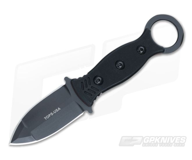 TOPS Knives I.C.E. Dagger with Beta Loops Sheath ICED-02 - TP-ICED-02
