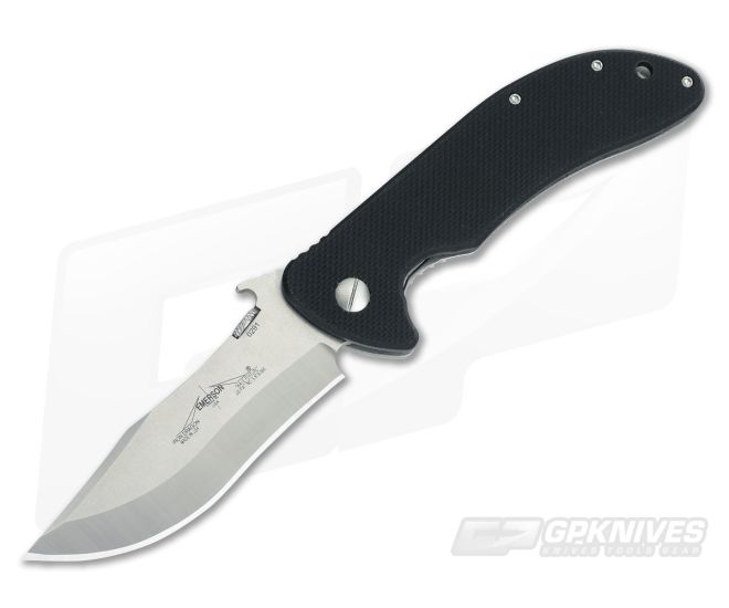 Emerson Iron Dragon Titanium Frame Lock Stonewash Plain - EM-IRONDRAGON-SF-ST