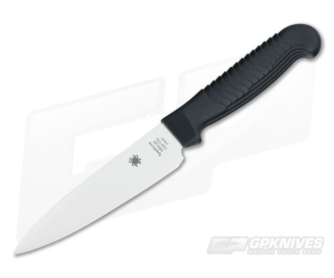 Spyderco Paring Kitchen Knife 4.5" Plain Edge - SP-K05PBK