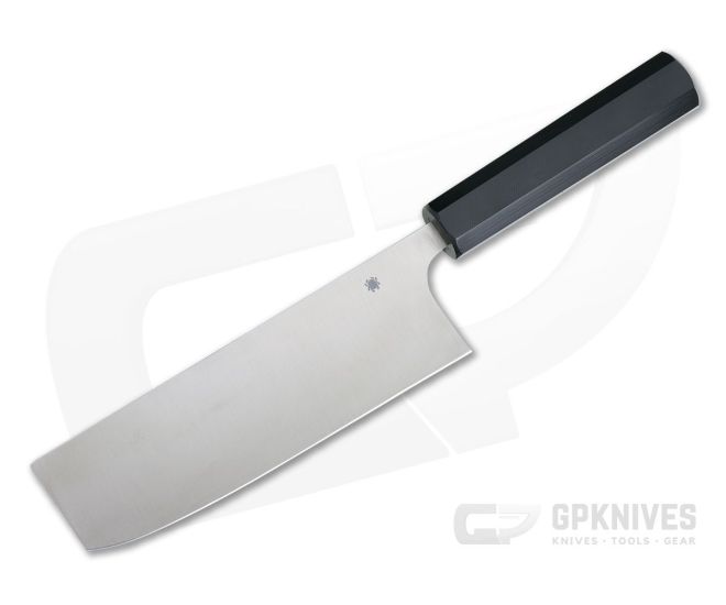 Spyderco Carter Wakiita Nakiri BD1N Black G10 Kitchen Knife K17GP - SP-K17GP