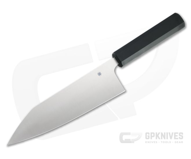 Spyderco Carter Minarai Bunka Bocho BD1N Black Polypropylene Kitchen Knife K18PBK - SP-K18PBK