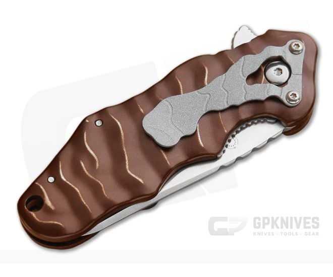 CRKT Onion Wrinkle 2 Flipper Dark Brown K200BXP for Sale