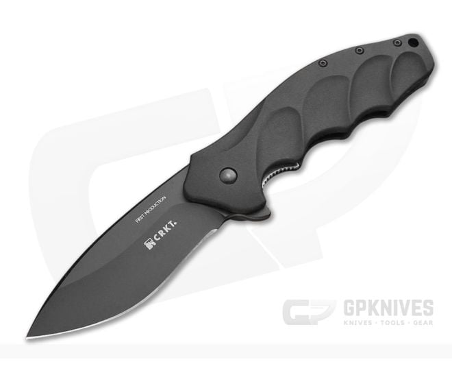 CRKT Foresight Ken Onion Flipper Black Plain - CRKT-K220KKP