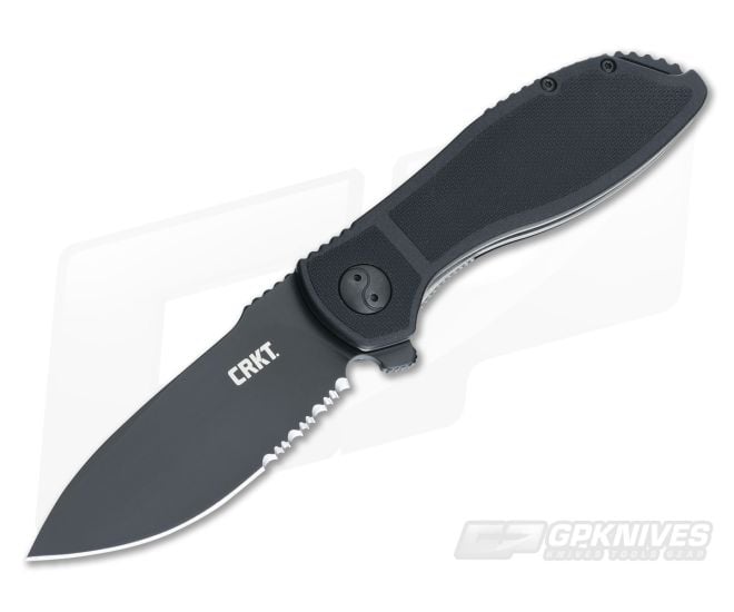 CRKT Prowess Ken Onion IKBS Black Serrated Flipper K290KKS - CRKT-K290KKS
