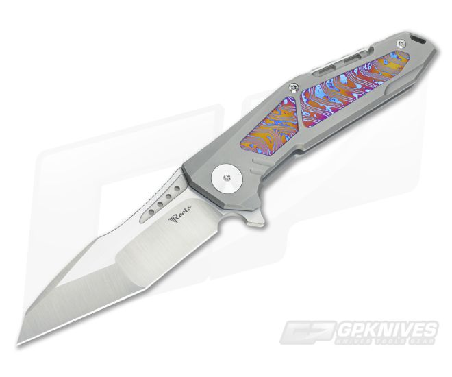 Reate Knives K-3 Mokuti Inlay Compound Ground CTS-204P Flipper - RK-K3-002