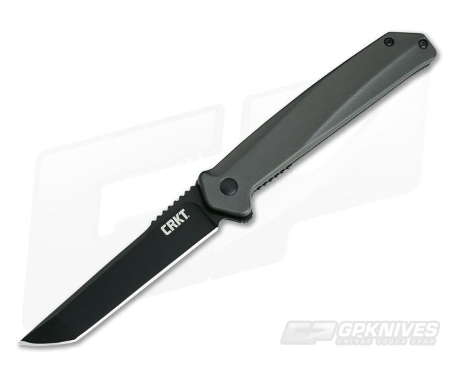 CRKT Helical Tactical EDC Black D2 Tanto Flipper by Ken Onion K500GKP - CRKT-K500GKP