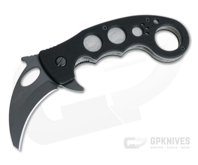 Emerson Folding Karambit Flipper Black Reinforced Tip - EM-KAR-FLIPPER-BT-RT