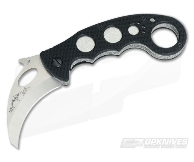 Emerson Folding Combat Karambit Stonewashed Reinforced Tip - EM-KARAMBIT-SF-RT-ST