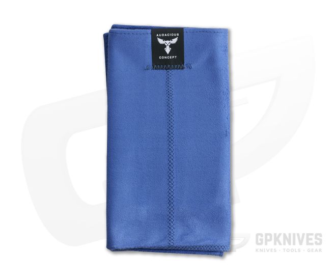 Audacious Concept Knife Care Cloth Microfiber Blue KCC-MFB-BLU - AC-KCC-MFB-BLU