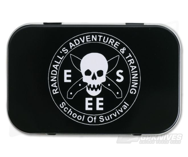 ESEE Survival Kit Tin Black RAT Logo - ESEE-KIT-CONTAINER