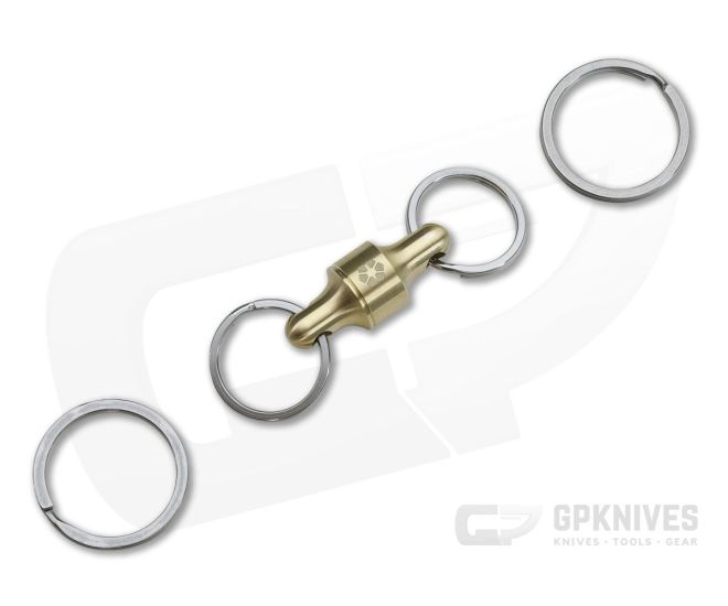 Scout Leather Co. x Prometheus Lights Kappa Quick Release Hex Driver Brass - SLC-KQRD-BR