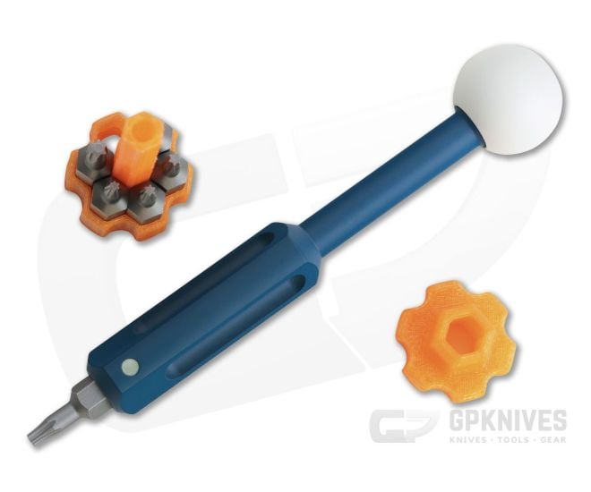 Audacious Concept Titanium Knife Tool V3.0 Bit Driver Set Suomi Blue KT3-TIT-FIN - AC-KT3-TIT-FIN