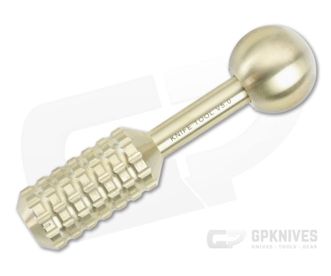 Audacious Concept Knife Tool V5.0 Satin Brass Bit Driver KT5-BRS-SAT - AC-KT5-BRS-SAT