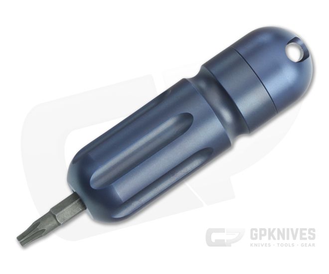 Audacious Concept Knife Tool XS Titanium Blue - AC-KTXS-TI-BLU