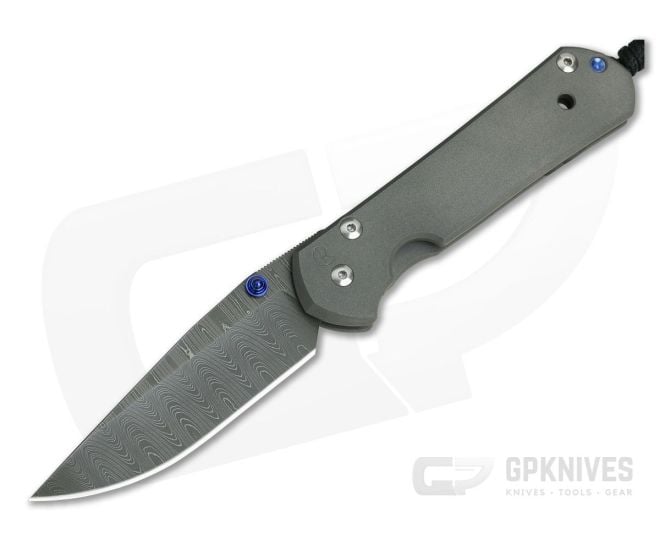 Chris Reeve Large Sebenza 21 Ladder Damascus Blade 1004-001 - CRK-L21-1004-001