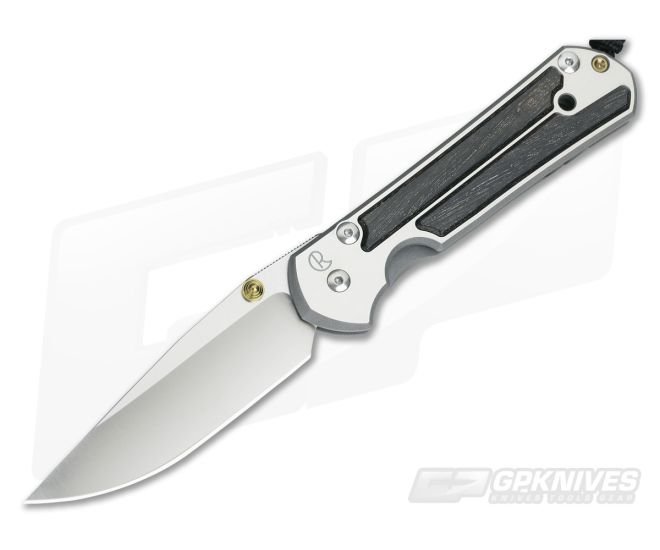 Chris Reeve Large Sebenza 21 Bog Oak Wood Inlays - CRK-L21-1082