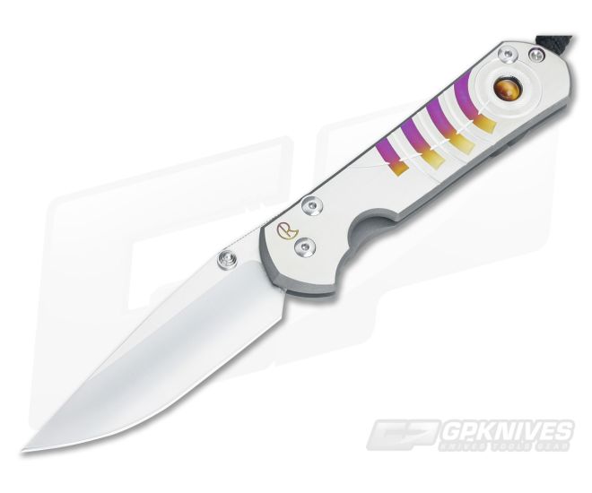 Chris Reeve Large Sebenza 21 Tiger Eye Cabochon Unique Graphic - CRK-L21-1112-002