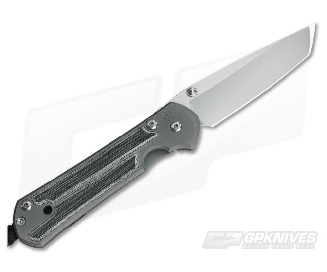 Chris Reeve Left Hand Large Sebenza 21 Micarta Tanto Blade - CRK-L21-1151