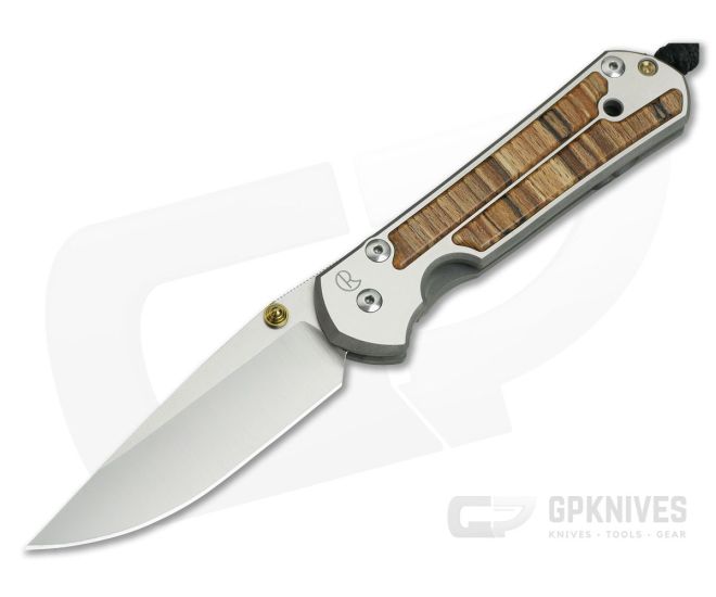 Chris Reeve Large Sebenza 21 Spalted Beech Wood Inlays 1162-005 - CRK-L21-1162-005