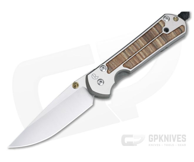 Chris Reeve Large Sebenza 21 Spalted Beech Wood Inlays 1162-006 - CRK-L21-1162-006