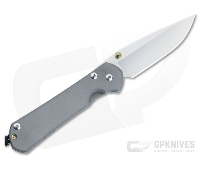 Chris Reeve Large Sebenza 31 Left Handed Gold Double Lugs MagnaCut Drop Point L31-1001-001 - CRK-L31-1001-001