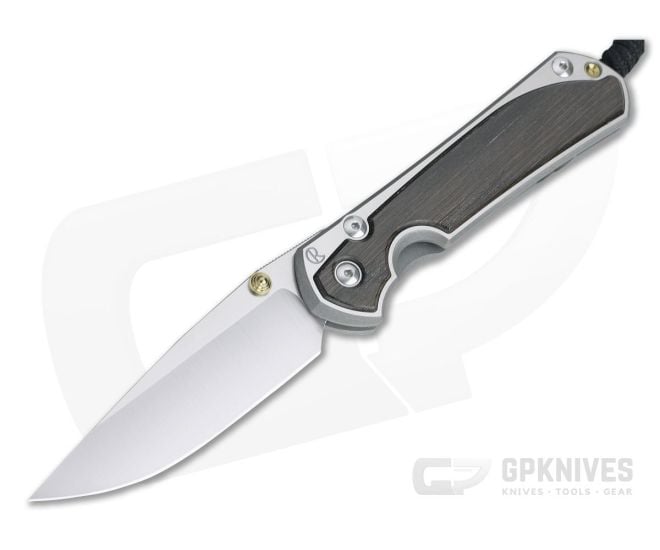 Chris Reeve Large Sebenza 31 S35VN Bog Oak Inlay Folding Knife 001 - CRK-L31-1100-001