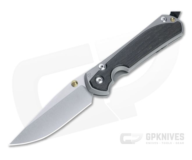 Chris Reeve Large Sebenza 31 Drop Point S45VN Bog Oak Inlay Folding Knife 009 - CRK-L31-1100-009