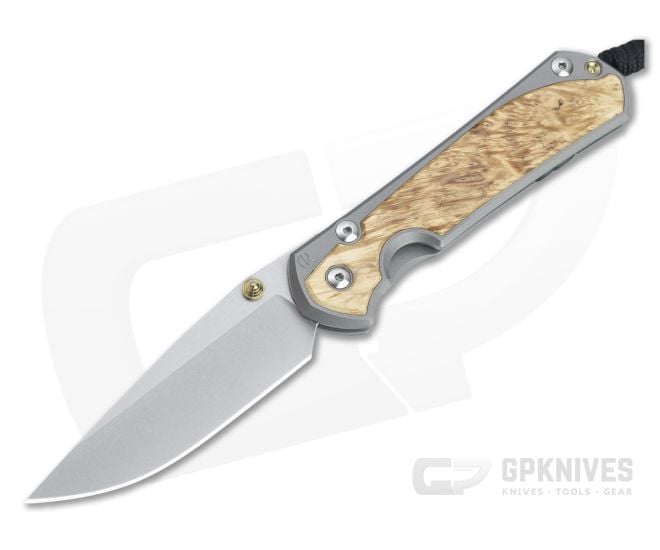 Chris Reeve Large Sebenza 31 S45VN Box Elder Inlay Folding Knife - CRK-L31-1108-002