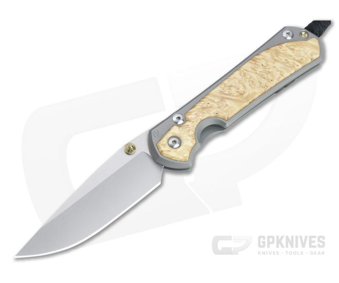 Chris Reeve Large Sebenza 31 S45VN Box Elder Inlay Folding Knife - CRK-L31-1108-003