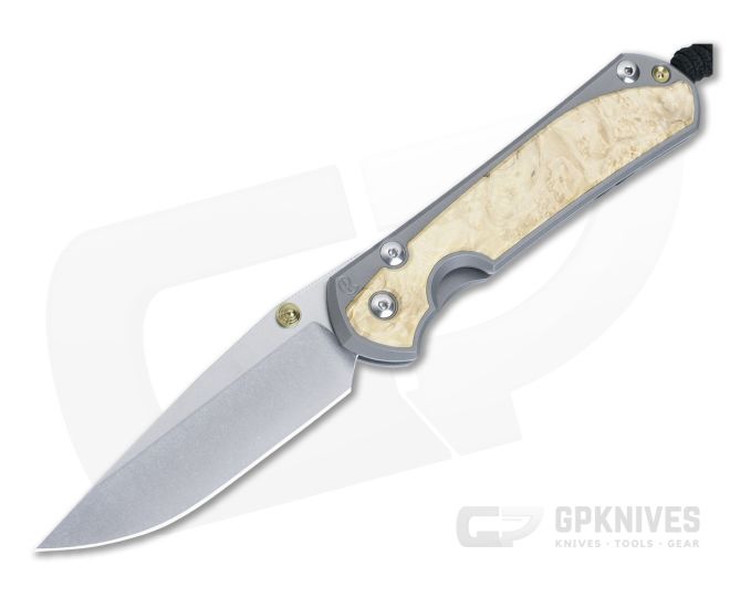 Chris Reeve Large Sebenza 31 Frame Lock Folder Box Elder Inlay MagnaCut Drop Point L31-1108-013 - CRK-L31-1108-013