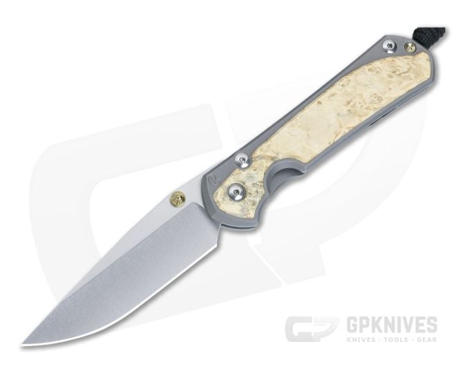 Chris Reeve Large Sebenza 31 Frame Lock Folder Box Elder Inlay MagnaCut Drop Point L31-1108-015 - CRK-L31-1108-015