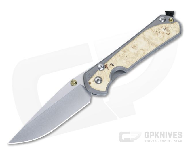 Chris Reeve Large Sebenza 31 Frame Lock Folder Box Elder Inlay MagnaCut Drop Point L31-1108-016 - CRK-L31-1108-016