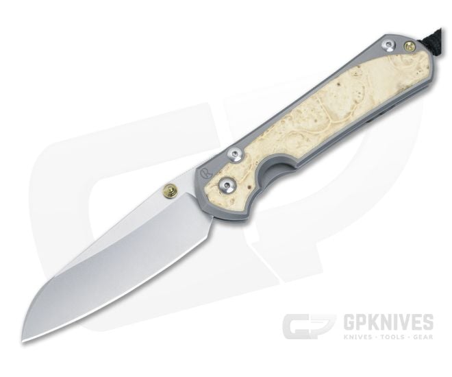 Chris Reeve Large Sebenza 31 Frame Lock Folder Box Elder Inlay MagnaCut Insingo L31-1126-009 - CRK-L31-1126-009