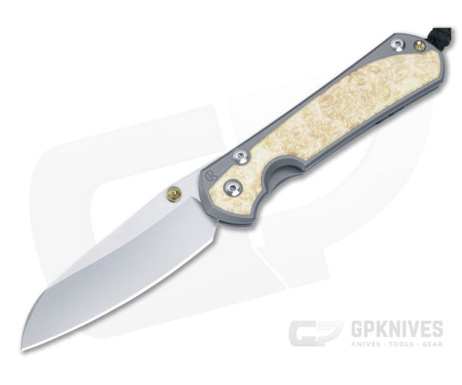 Chris Reeve Large Sebenza 31 Frame Lock Folder Box Elder Inlay MagnaCut Insingo L31-1126 - CRK-L31-1126