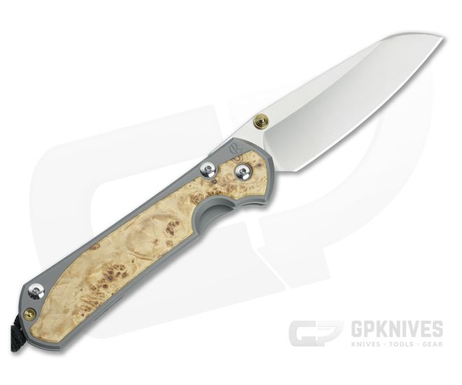 Chris Reeve Large Sebenza 31 Left Hand Insingo Box Elder - CRK-L31-1127-001