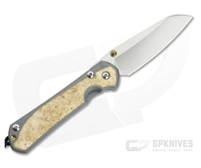 Chris Reeve Large Sebenza 31 Left Hand Insingo Box Elder - CRK-L31-1127-002