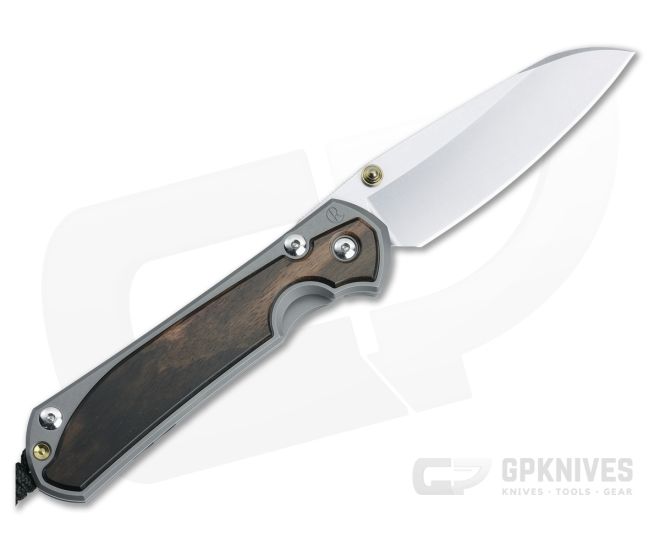Chris Reeve Large Sebenza 31 Left Hand Macassar Ebony Insingo - CRK-L31-1129