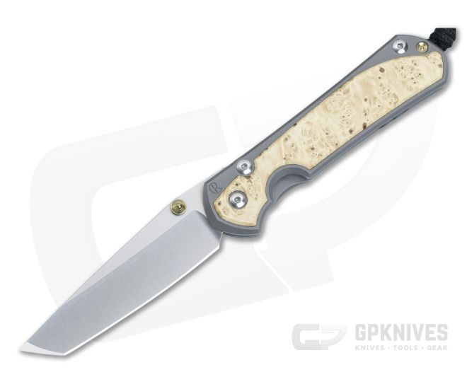 Chris Reeve Large Sebenza 31 Frame Lock Folder Box Elder Inlay MagnaCut Tanto L31-1132-001 - CRK-L31-1132-001